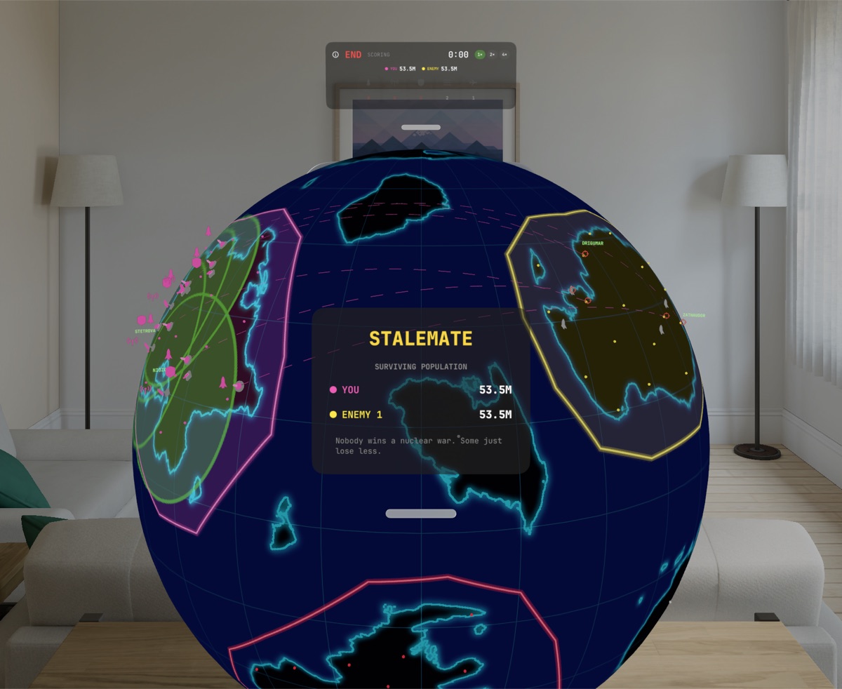 Match debrief: surviving population per side decides who lost less